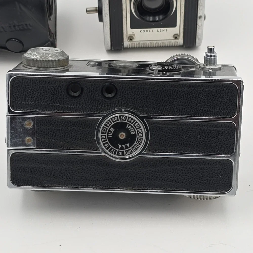 Vintage Argus Cintar 35mm Film with 50mm f3.5 Lens 1930s Camera Lot Of 3